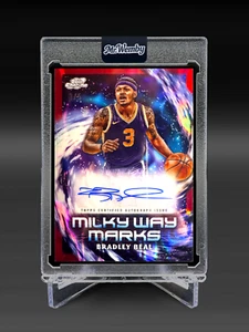 Bradley Beal 2024 Topps Chrome Milky Way Marks Red Flare Refractor 3/5 - Picture 1 of 3