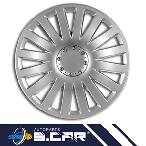 Set 4 Copricerchi 13'' Pollici Universali Coppe Copri Ruota Modello Smart Grigi - Foto 1 di 4