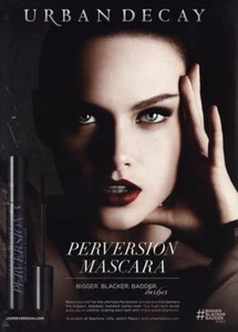 2014 Urban Decay: Perversion Mascara Vintage Print Ad - Picture 1 of 1