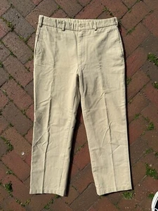 Rare Ben Silver Khakis Hertling Brooklyn Britches 34x27 Ivy USA Made Trousers - Picture 1 of 9