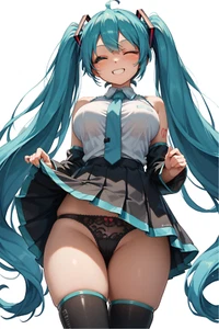 Hatsune Miku Waifu Weatherproof Anime Sticker 6" Car Decal - Picture 1 of 1