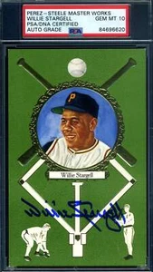 Willie Stargell Gem Mint 10 PSA DNA Signed Perez Steele Master Works Rose Auto - Picture 1 of 1
