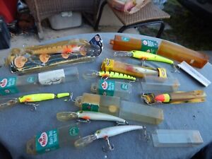 Vintage Mann's Stretch & Heavy Duty Stretch Chill Storm Large Lures Estate Find