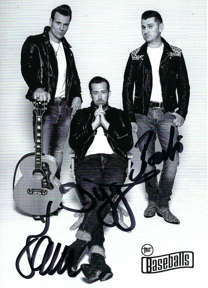 The Baseballs Autogrammkarte 10x15 cm Band Autogramm AK Musik Rock - Bild 1 von 1