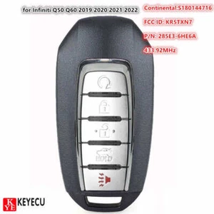 S180144716 for Infiniti Q50 Q60 2019 2020 2021 22 Smart Remote Key Fob KR5TXN7 - Foto 1 di 5
