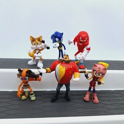 Figura de acción Sonic Boom Sticks The Badger Knuckles Tales Dr. Sonic the Hedgehog Foto 1 de 4