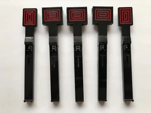 Gottlieb Devil's Dare Flipperautomat Drop Targets 5er Set Brandneu - Bild 1 von 3