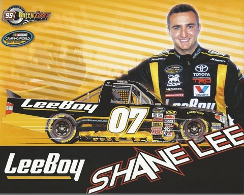 2016 SHANE LEE "LEEBOY SS GREENLIGHT" #07 NASCAR CAMPING WORLD TRUCK POSTCARD Cover