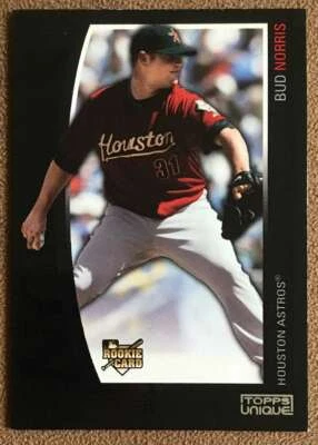 2009 Topps Unique Black Bud Norris Rookie /2699 Houston Astros #160 - Image 1 of 2