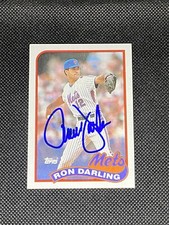 Ron Darling New York Mets Signed Auto 1989 Topps Card #105 ~ COA