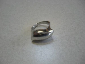 DE COLECCIÓN HERMOSO ANILLO NF 925 PLATA ESTERLINA DAMAS FORMA CEJA TALLA 7 - Imagen 1 de 6