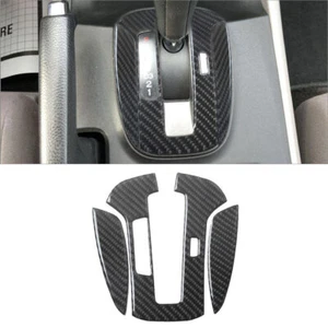 3Pcs Carbon Fiber Interior Automatic Gear Shift Set Cover Trim For Honda Accord - Picture 1 of 12