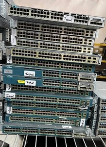 CISCO Catalyst 3560-X Series Switch + C3KX-NM-1G - WS-C3560X-24P-S - Picture 1 of 1