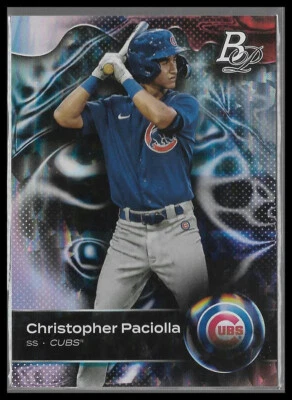 2022 Bowman Platinum Prospects Ice Foil #TOP-83 Christopher Paciolla - Image 1 of 2