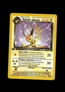 Voltali Obscur Dark Jolteon Team Rocket 1st Edition 38/82 French A47 360 - Picture 1 of 2