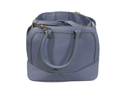 Cartera JustFab azul claro bandolera correas para el hombro flecos bolso mediano para mujer Foto 1 de 4