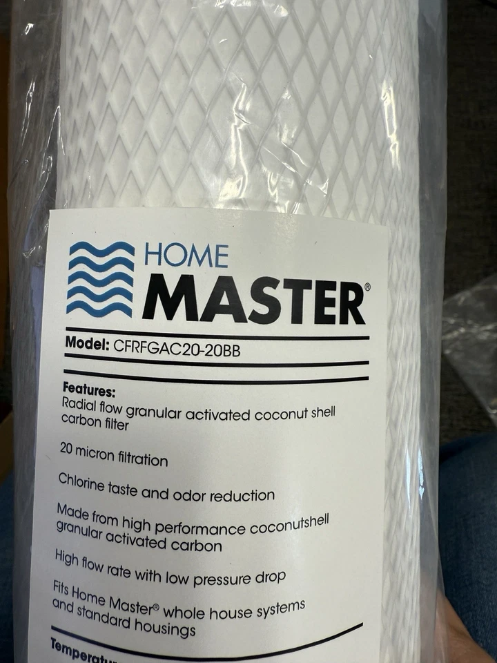 Home Master Whole House Filter Replacements Sediment CFRFGAC20-20BB - Image 1 of 1