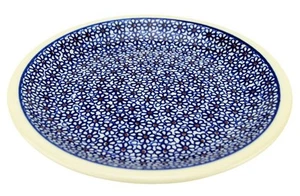 Plato de almuerzo de cena de cerámica polaca de 9,5 pulgadas de diámetro Zaklady Boleslawiec - Imagen 1 de 4