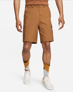 Pantalones Cortos Nike Club Tejido Carga Hombres Ripstop Marrón FN3517-281 - Imagen 1 de 7