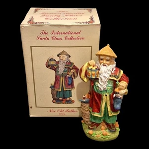 International Santa Claus Collection Nice Old Father China 1996 Figurine 4 1/2" - Picture 1 of 8