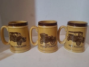 3- 1967 Coffee Mug Japan, 1905 RAMBLER, 1902 STANLEY STAMMER, 1910 STUDEBAKER - Picture 1 of 13