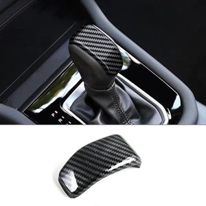 Carbon Fiber Interior Gear Shift Knob Cover Trim For Subaru Forester 2025 2026 - Picture 1 of 6