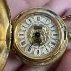 VINTAGE CLASSIC WOMENS COLIBRI POCKET PENDANT GOLD TONE WATCH ON CHAIN
