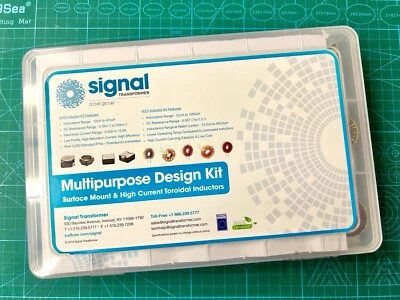 Kit de diseño de inductor toroidal y Bel Fuse SMD/SMT, 10uH - 1000uH, 153 piezas en total Foto 1 de 4