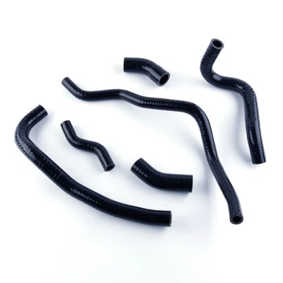 Manguera de radiador de silicona negra refrigerante para YAMAHA VMAX VMX12 V-Max 1200 1985-2007 Foto 1 de 4