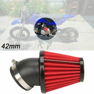 Limpiador de filtro de admisión de aire de cono ATV de 45 grados de 42 mm para scooter picadora moto de tierra - Imagen 1 de 10