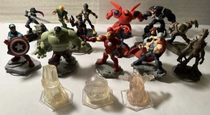Disney Infinity 2.0 Marvel Figures Lot Of 18 SpiderMan Thor Venom Drax Hulk Nova - Picture 1 of 23