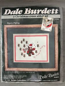 Dale Burdett Country Cross Stitch Pipers Piping 12 Days of Christmas