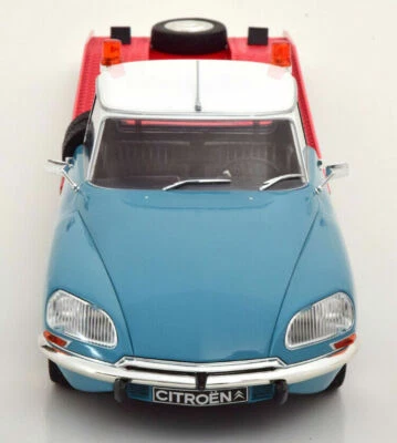Citroen DS Tissier Auto Trasportatore 1970 Blu Bianco Cmr138 1/18 Metallo Blu - Immagine 1 di 4