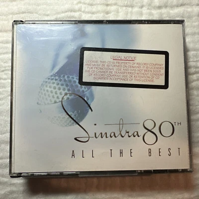 FRANK SINATRA - SINATRA 80TH ALL THE BEST - 2CD 1995 CAPITOL FIRST EDITION PROMO - Image 1 of 4
