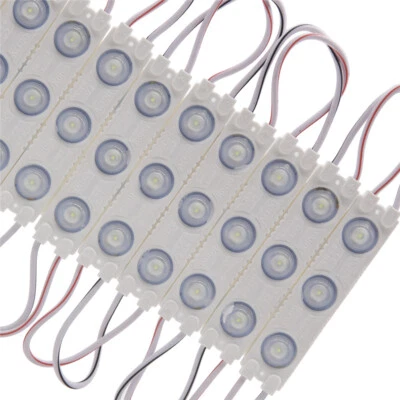Super Bright SMD 2835 Injection 3 LED Module Light Advertising Sign Lamp White - Image 1 of 4