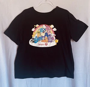 Hello Kitty & Friends X Care Bears Graphic T-Shirt Juniors Size 3X(21) Black - Picture 1 of 6