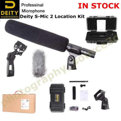 США божество S-микрофон 2 местоположения набор конденсаторный дробовик микрофон вещания качества микрофон - Изображение 1 из 4