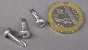 410 Stainless Steel Phillips Pan Head, Self Drilling Screws #6 x 1/2" Long 200pc - Picture 1 of 11