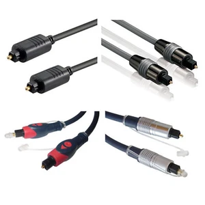Optisches Toslink Adapter Kabel Lichtwellen Digital Audio Hifi Kabel 0,5m - 10m - Bild 1 von 5