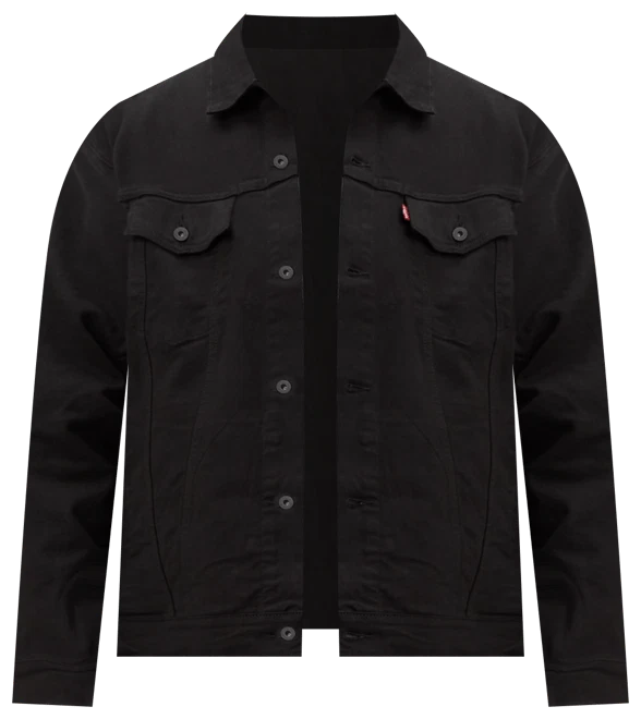 Chaqueta Levis Denim Trucker Hombre Color Negro Nueva Todas las Tallas Foto 1 de 1