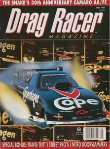 Drag Racer Magazine May 1997 Snakes 30th Anniversary Camaro AA/FC Travis Tritt - Imagen 1 de 1