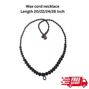 Collar cordón cera 20/24/26/28 pulgadas tailandés hecho a mano para amuletos colgantes - Imagen 1 de 9