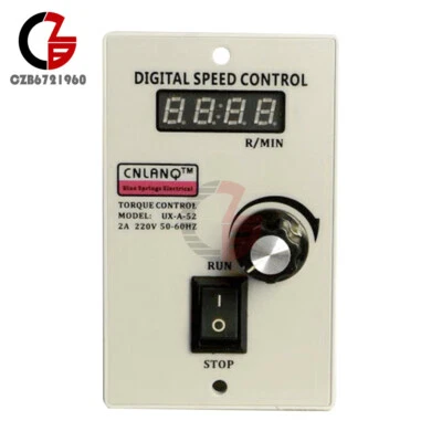 400W AC220V Motor Speed Pinpoint Regulator Controller Forward & Backward 50/60hz - Image 1 of 4