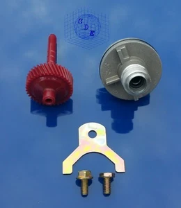 GM TH 700R4 350 4L60 TRANSMISSION SPEEDOMETER KIT 37 DRIVEN GEAR HOUSING & CLAMP - Picture 1 of 1