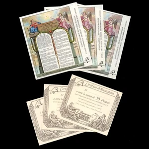 PHILEX FRANCE 1989 Revolution Bicentennial Sc 2168 x3 MNH Souvenir Sheets & COAs - Picture 1 of 1