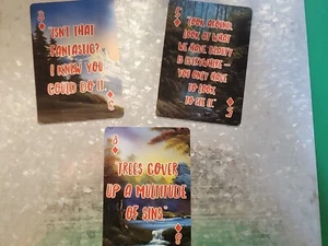 3 Awesome Bob Ross Playing Card Lightweight Magnets!!  Free Shipping!! - Picture 1 of 9