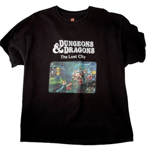 Dungeons & Dragons "The Lost City" D&D (Extra Large/XL) Throwback T-Shirt Hanes - Picture 1 of 4