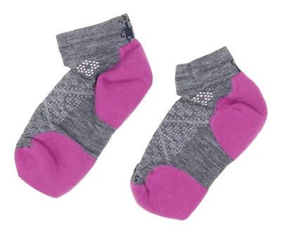 Calcetines Smartwool L13503 para mujer gris/rosa Phd Run Light Elite corte bajo talla M Foto 1 de 3