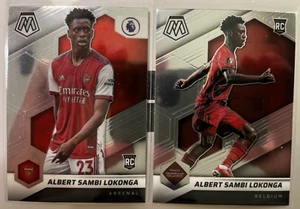 ALBERT SAMBI LOKONGA 2021 Mosaic Premier League & Road to World cup rookie cards - Picture 1 of 4