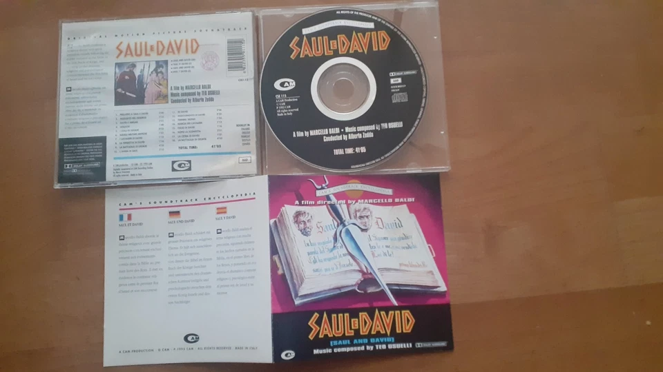 CD Teo Usuelli (Composer) Saul und David CAM 1993 O.S.T. rarer Kultsoundtrack - Bild 1 von 1